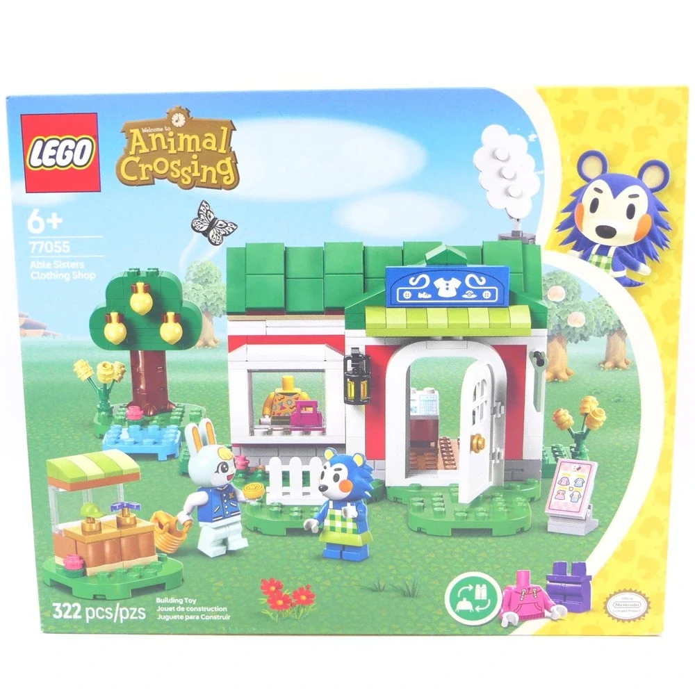 Lego Animal Crossing Able Sisters Clothing Shop 77055 322 Pcs Building Toy Set